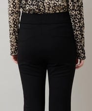 RHQED60280 HIROKO KOSHINO(ヒロココシノ) ストレッチポンチイージーパンツ/日本製/洗える ブラック