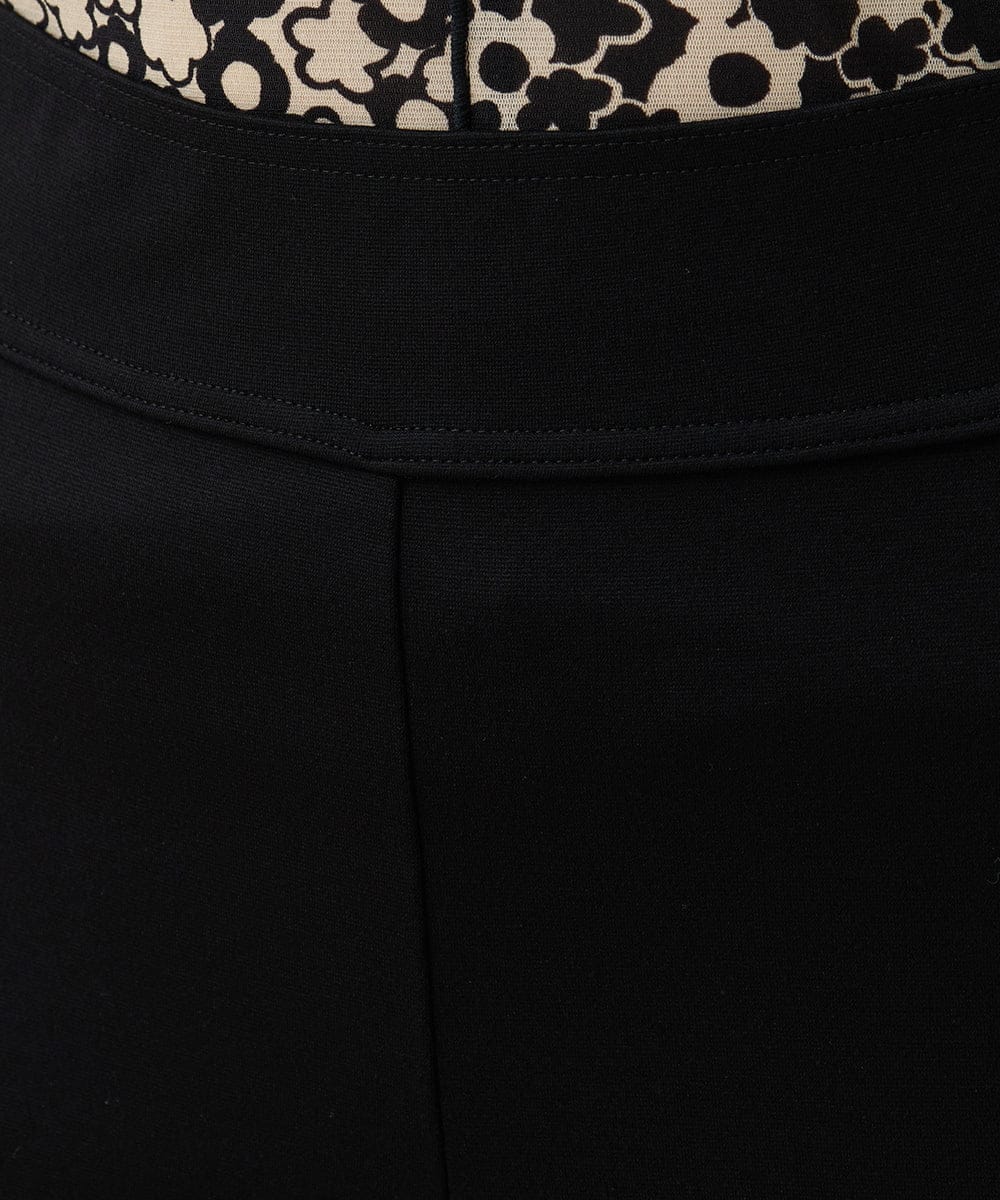 RHQED60280 HIROKO KOSHINO(ヒロココシノ) ストレッチポンチイージーパンツ/日本製/洗える ブラック