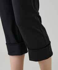 RHQEF90220 HIROKO KOSHINO(ヒロココシノ) ソフトストレッチレギンスパンツ/日本製/洗える ブラック