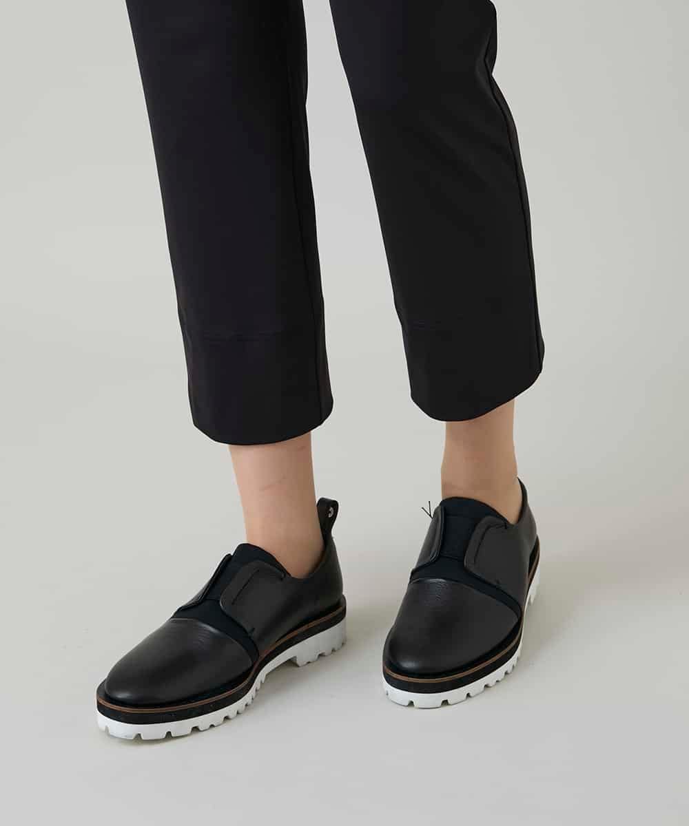 RHQEF90220 HIROKO KOSHINO(ヒロココシノ) ソフトストレッチレギンスパンツ/日本製/洗える ブラック