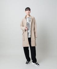 RHQFD07430 HIROKO KOSHINO(ヒロココシノ) サイドタックテーパードパンツ /日本製/洗える ブラック