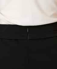 RHQFD08450 HIROKO KOSHINO(ヒロココシノ) サイドタックジャージースカート /日本製/洗える ブラック