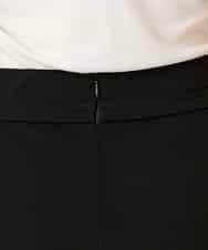 RHQFD08450 HIROKO KOSHINO(ヒロココシノ) サイドタックジャージースカート /日本製/洗える ブラック