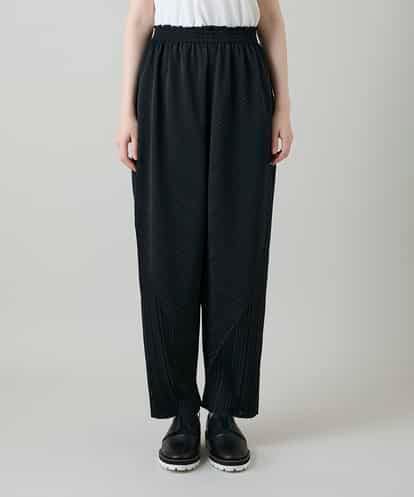 RHQGD05450 HIROKO KOSHINO 【先行予約】ランダムプリーツシルエットパンツ/洗える