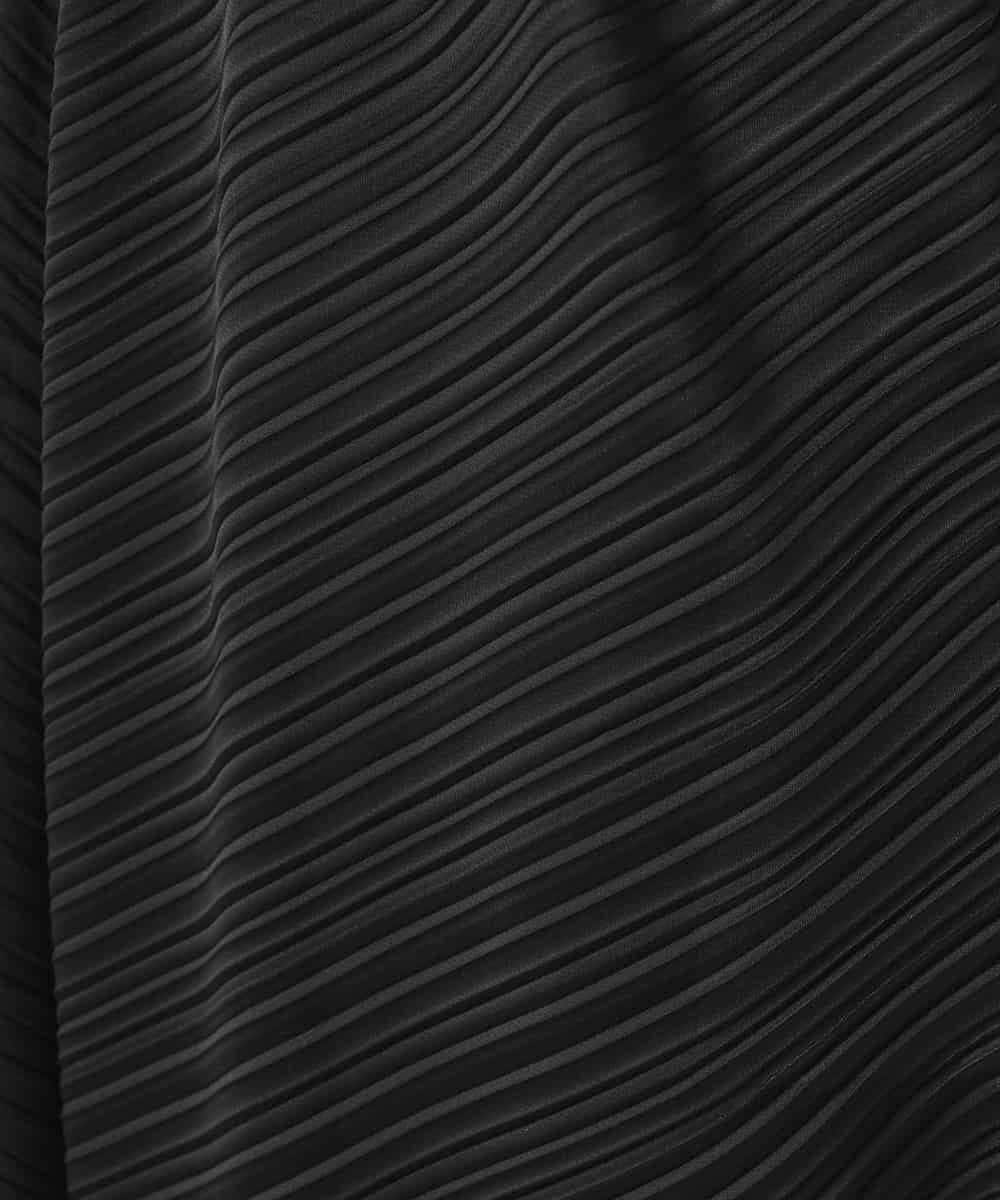 RHQGD05450 HIROKO KOSHINO(ヒロココシノ) 【先行予約】ランダムプリーツシルエットパンツ/洗える ブラック