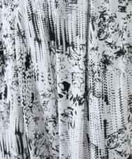 RHQGD15540 HIROKO KOSHINO(ヒロココシノ) インクペインティングイージーパンツ/日本製/洗える ホワイト