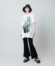 RHQHC80280 HIROKO KOSHINO(ヒロココシノ) ストレッチポンチベルラインパンツ /日本製/洗える ブラック