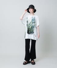 RHQHC80280 HIROKO KOSHINO(ヒロココシノ) ストレッチポンチベルラインパンツ /日本製/洗える ブラック