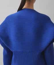 プレーティングリブニットカーディガン /日本製(カーディガン