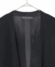 RHSCF03630 HIROKO KOSHINO(ヒロココシノ) 美シルエットロングニットカーディガン ブラック