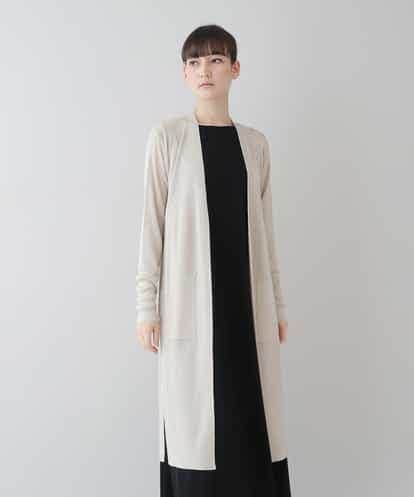 RHSGU25490 HIROKO KOSHINO ロングリブニットカーディガン
