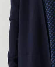 RHSLW03590 HIROKO KOSHINO(ヒロココシノ) とろみリブベーシックニットカーディガン ネイビー