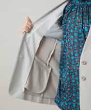 RHTCD31690 HIROKO KOSHINO(ヒロココシノ) ショールカラーテーラードジャケット/日本製 ライトグレー