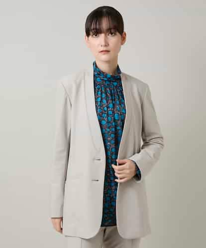 RHTCD31690 HIROKO KOSHINO ショールカラーテーラードジャケット/日本製