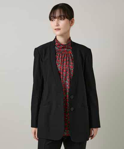 RHTCD31690 HIROKO KOSHINO ショールカラーテーラードジャケット/日本製