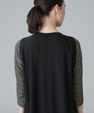 RHTHX36360 HIROKO KOSHINO(ヒロココシノ) カットスイッチデザインベスト /日本製/洗える ブラック