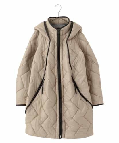 RHUAJ41890 HIROKO KOSHINO キルトパイピングコート