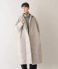 RHUAW13990 HIROKO KOSHINO(ヒロココシノ) DICROS ロングダウンコート ライトグレー