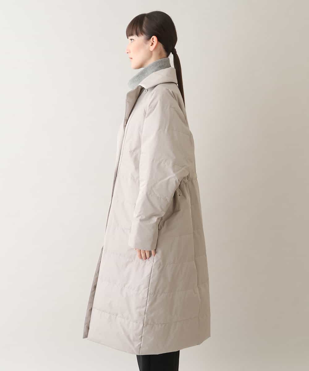 RHUAW13990 HIROKO KOSHINO(ヒロココシノ) DICROS ロングダウンコート ライトグレー