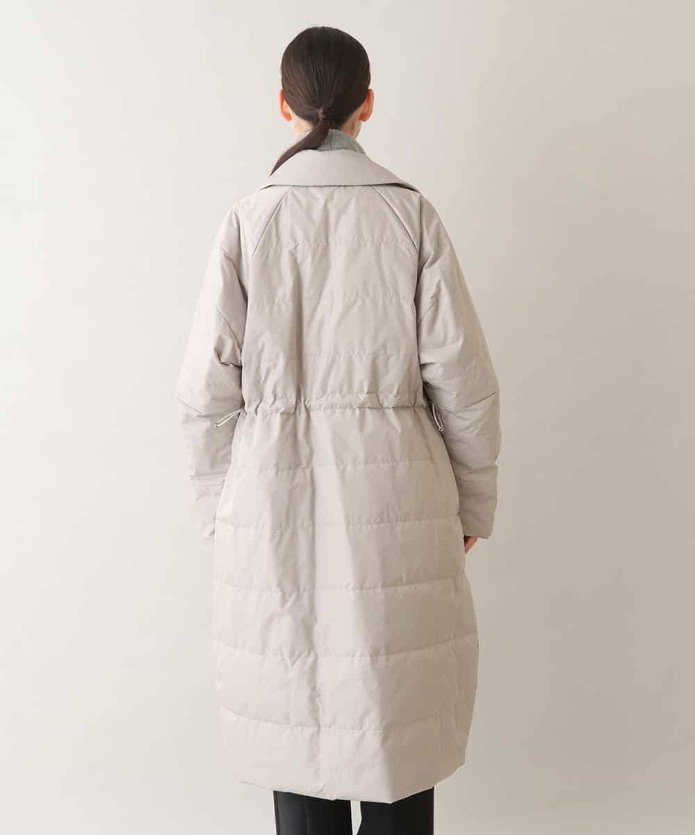 RHUAW13990 HIROKO KOSHINO(ヒロココシノ) DICROS ロングダウンコート ライトグレー