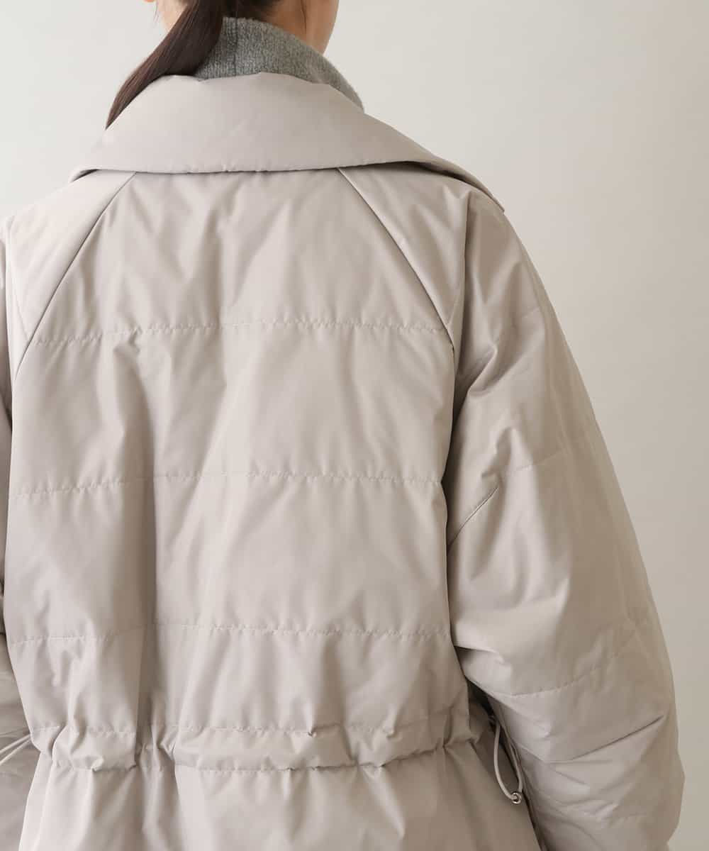 RHUAW13990 HIROKO KOSHINO(ヒロココシノ) DICROS ロングダウンコート ライトグレー