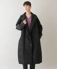 RHUAW13990 HIROKO KOSHINO(ヒロココシノ) DICROS ロングダウンコート ブラック