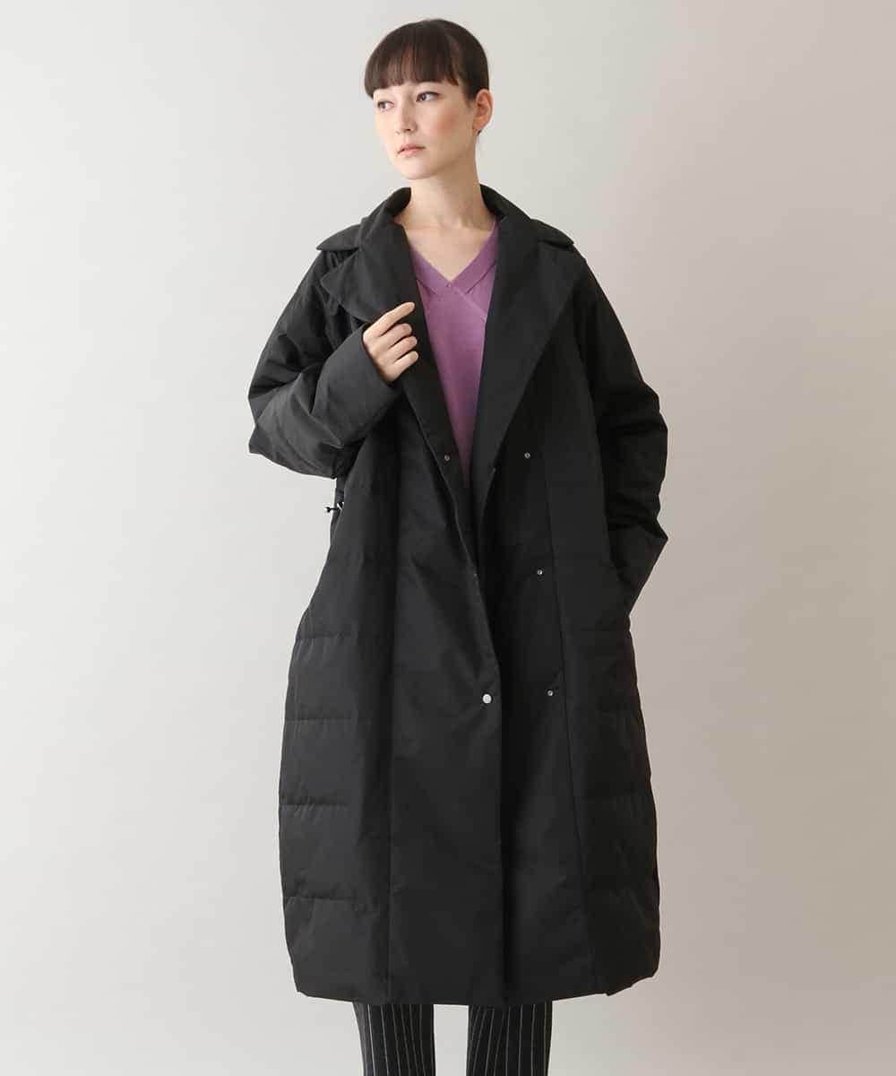 RHUAW13990 HIROKO KOSHINO(ヒロココシノ) DICROS ロングダウンコート ブラック