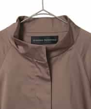 RHUAX25890 HIROKO KOSHINO(ヒロココシノ) コンシャススリーブシルエットコート ブラウン