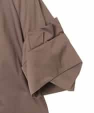 RHUAX25890 HIROKO KOSHINO(ヒロココシノ) コンシャススリーブシルエットコート ブラウン