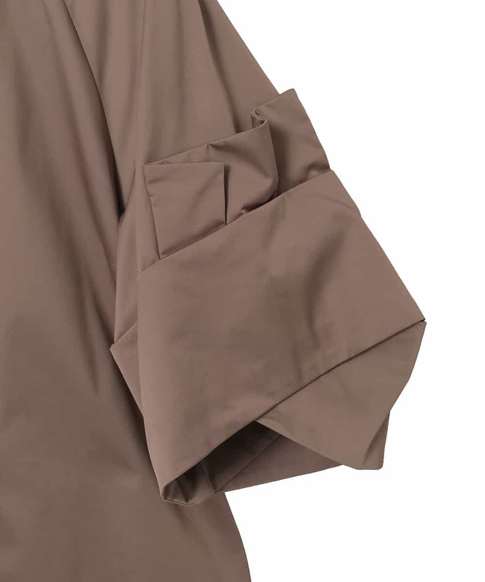 RHUAX25890 HIROKO KOSHINO(ヒロココシノ) コンシャススリーブシルエットコート ブラウン
