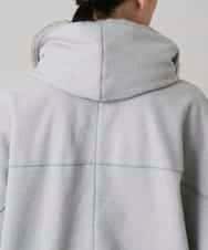 RHUCD31790 HIROKO KOSHINO(ヒロココシノ) ショールカラーウールライクショートコート ダークグレー