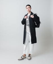 RHUED50980 HIROKO KOSHINO(ヒロココシノ) メモリータフタレイヤードデザインコート ベージュ