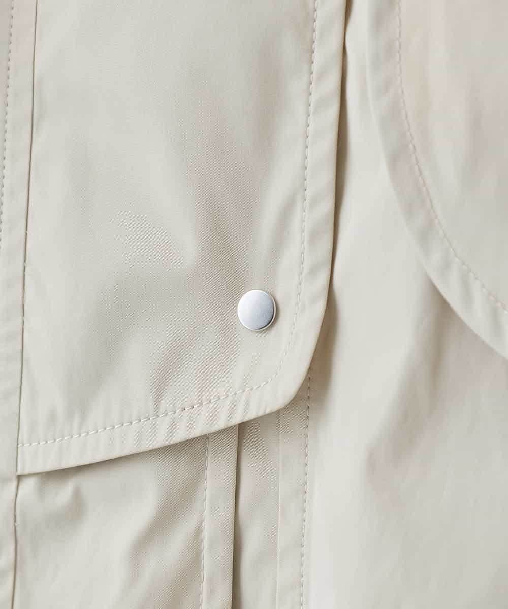 RHUED50980 HIROKO KOSHINO(ヒロココシノ) メモリータフタレイヤードデザインコート ベージュ