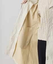 RHUED50980 HIROKO KOSHINO(ヒロココシノ) メモリータフタレイヤードデザインコート ベージュ