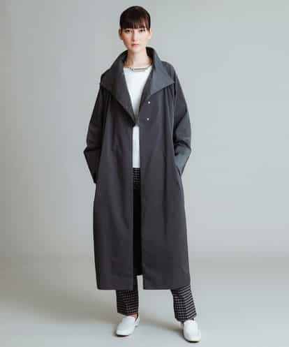 RHUEJ20790 HIROKO KOSHINO 【日本製】ストレッチタフタロングコート