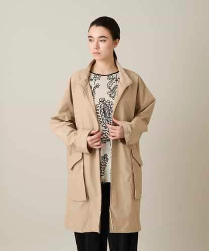 RHUFD01720 HIROKO KOSHINO ポケットアクセントタフタロングコート