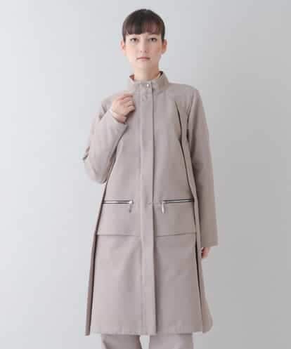 RHUFS40840 HIROKO KOSHINO 【洗える】スタンドカラーコットンツイルコート