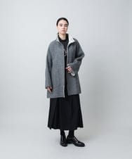 RHUVD05150 HIROKO KOSHINO(ヒロココシノ) リバーシブルジップコート ダークグレー