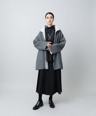 RHUVD05150 HIROKO KOSHINO(ヒロココシノ) リバーシブルジップコート ダークグレー