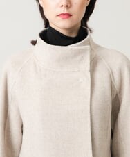 RHUVH01190 HIROKO KOSHINO(ヒロココシノ) 【先行予約】ウールカシミヤダブルフェイスロングコート ベージュ