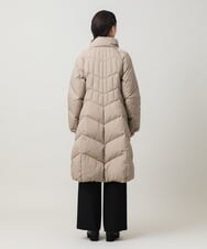 RHUVH03170 HIROKO KOSHINO(ヒロココシノ) 【先行予約】立体ステッチロングダウンコート ベージュ