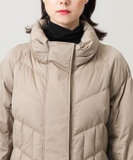 RHUVH03170 HIROKO KOSHINO(ヒロココシノ) 【先行予約】立体ステッチロングダウンコート ベージュ
