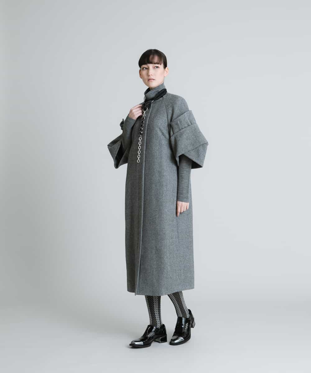 当店一番人気】 HIROKO KOSHINO コート グレー LL econet.bi
