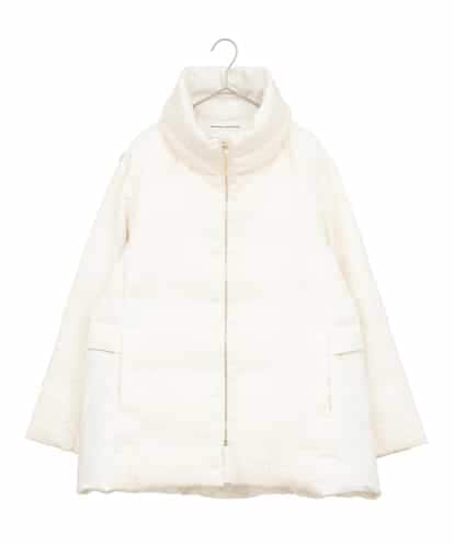 RHUWD30120 HIROKO KOSHINO 千鳥柄ジャガードダウンジャケット