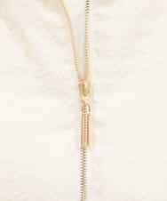 RHUWD30120 HIROKO KOSHINO(ヒロココシノ) 千鳥柄ジャガードダウンジャケット ホワイト