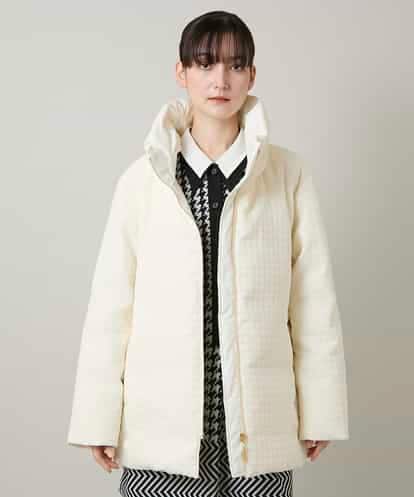 RHUWD30120  千鳥柄ジャカードダウンジャケット