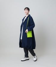 RHUXA40110 HIROKO KOSHINO(ヒロココシノ) ドロストデザインスプリングコート ネイビー