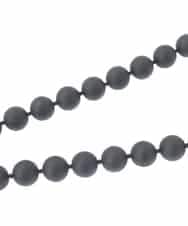 RK2CD01320 HIROKO KOSHINO(ヒロココシノ) アシンメトリーネックレス/日本製 ブラック