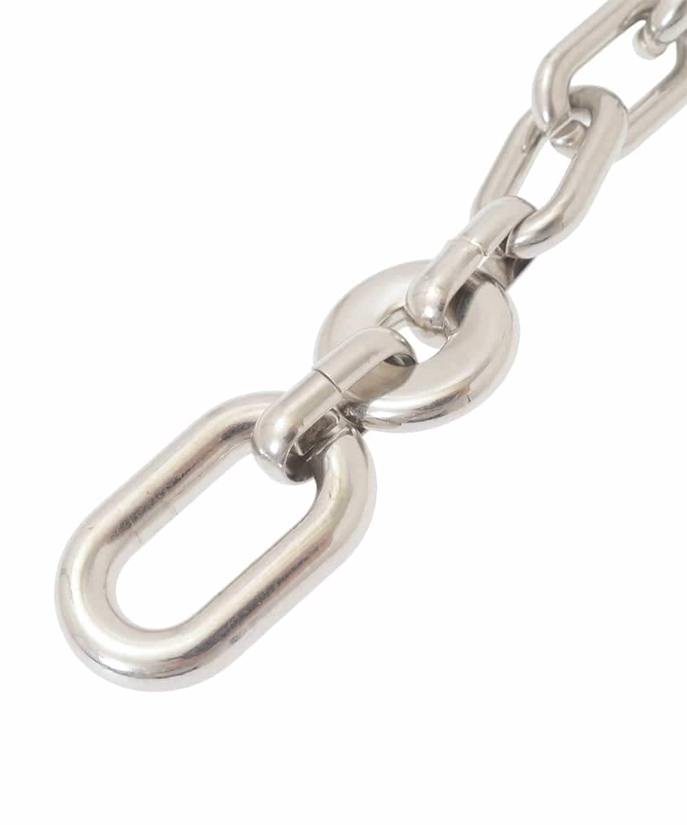 RK2CD01320 HIROKO KOSHINO(ヒロココシノ) アシンメトリーネックレス/日本製 ブラック