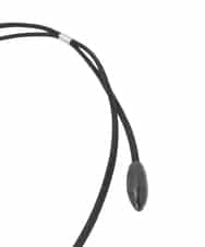 RK2CD02260 HIROKO KOSHINO(ヒロココシノ) モチーフチェーンワントップペンダント/日本製 ブラック